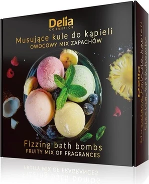 Effervescent Bath Balls Delia Cosmetics
