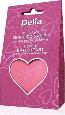 Bath Bomb Delia Cosmetics Fizzy Heart
