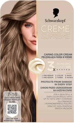 Hair Color Schwarzkopf Creme Supreme