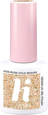 Лак для ногтей Hi Hybrid Rose Gold Sequin