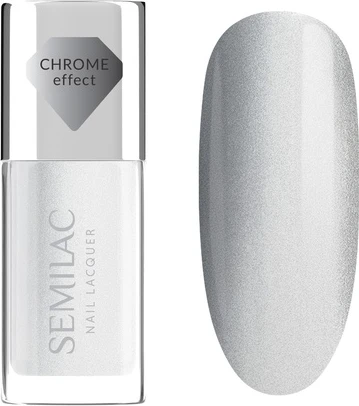 Лак для ногтей Semilac Silver Chrome