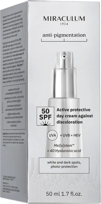 Miraculum Aktywny Krem Antyprzebarwieniowy Przeciw Przebarwieniom SPF 50