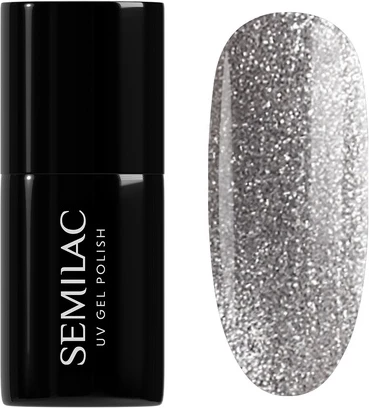 Гибридный лак для ногтей Semilac 951 Silver Magnetic