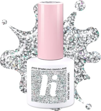 Лак для ногтей Hi Hybrid Sparkling Swan Lake № 133