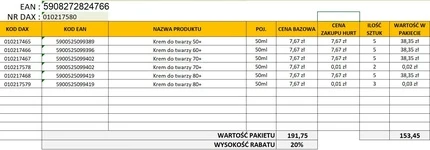 Набор Dax Celia 202509 с муцином улитки