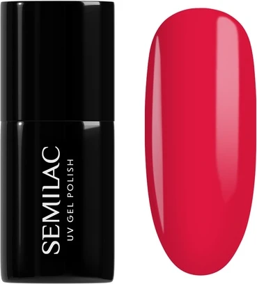 Nail Polish Semilac Sweet Strawberry Red Obsession
