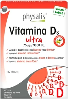 Physalis Витамин D3 Ультра 100 капсул