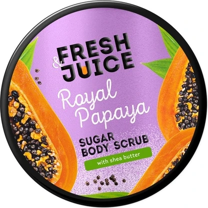 Сахарный скраб для тела Elfa Pharm Fresh Juice Royal Papaya
