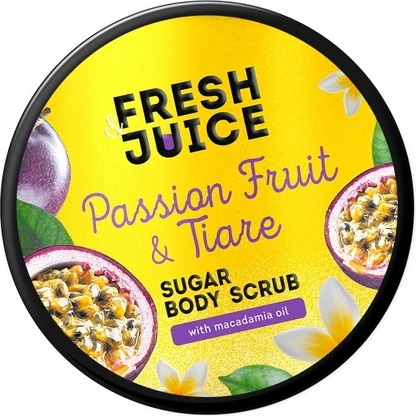 Сахарный скраб для тела Elfa Pharm Fresh Juice Маракуйя и Тиаре