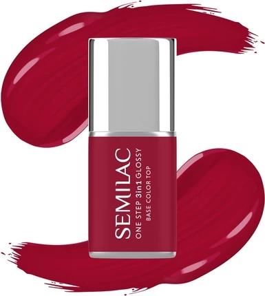 Гибридный лак Semilac One Step Glossy 3в1