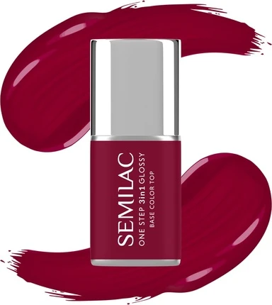 Гибридный лак для ногтей Semilac S570 Dark Raspberry