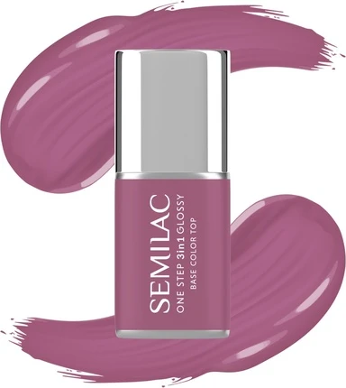 Гибридный лак для ногтей Semilac One Step Glossy 3в1