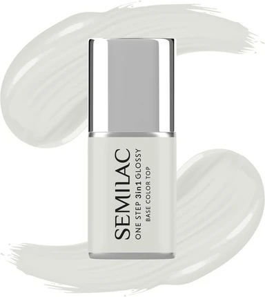 Semilac One Step Glossy 3in1 Гибридный лак для ногтей