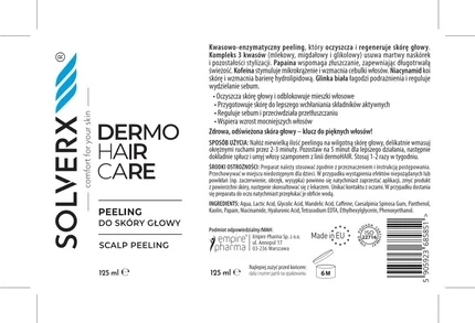 Пилинг для кожи головы Solverx Dermo Hair Acidenzymatic