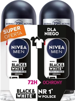Дезодорант-ролик Nivea Men's Black & White Invisible Original