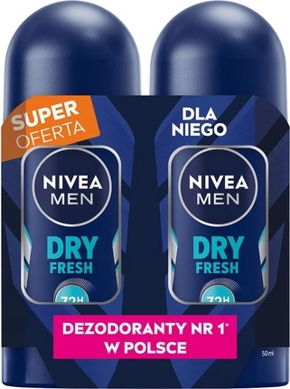 Дезодорант-антиперспирант ролик Nivea Dry Fresh Duo