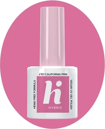 Гибридный лак для ногтей Hi Hybrid Palm Springs 151 California Pink