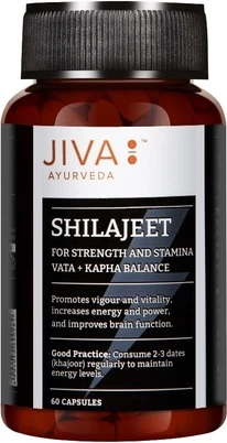 Биологически активная добавка Jiva Ayurveda Чистый Шиладжит Мумиё Капсулы