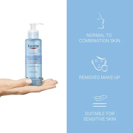 Освежающий очищающий гель Eucerin Dermatoclean