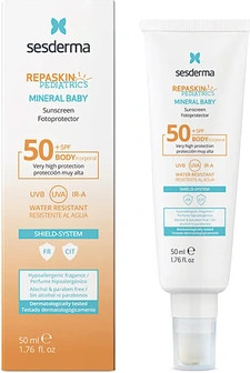 Минеральный солнцезащитный крем Sesderma Repaskin Pediatric Mineral Baby SPF 50