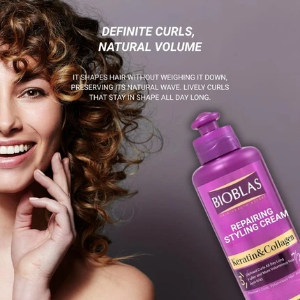 Styling Cream Bioblas Repairing Styling Cream with Keratin & Collagen
