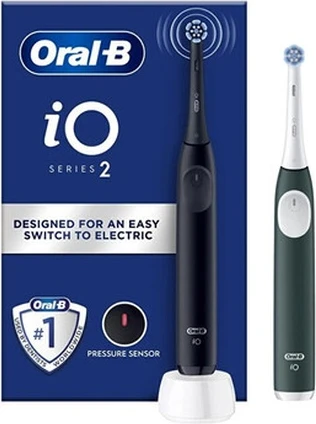 Электрическая зубная щетка Oral-B Io2 Series Duo Pack Night Blackforest Green