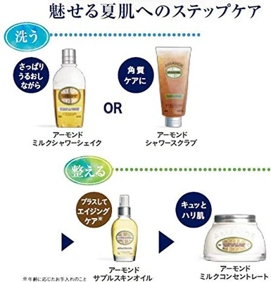 L'Occitane Скраб для душа с миндалем