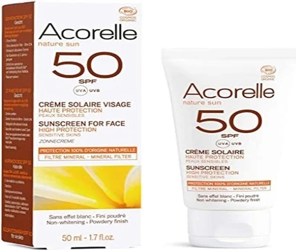 Солнцезащитный крем для лица SPF50 Acorelle