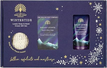 Роскошный набор для ухода за руками "Зимнее полярное сияние" от The English Soap Company