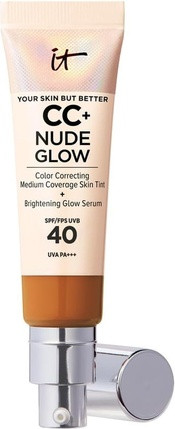 It Cosmetics Your Skin But Better CC Cream and Nude Glow Легкая тональная основа средней плотности и сыворотка для сияния