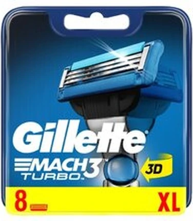 Gillette Mach 3 Turbo Сменные кассеты