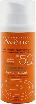 Avene Солнцезащитное средство Cleanance с тонирующим эффектом SPF 50+
