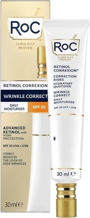 RoC Retinol Correxion Увлажняющий крем от морщин SPF 30 с ретинолом и витамином E