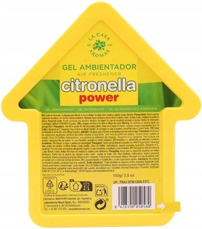 Air Freshener La Casa De Los Aromas Citronella Power Gel