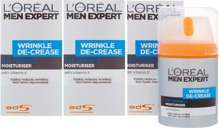 Увлажняющий крем L'Oréal Men Expert Wrinkle De-Crease против морщин