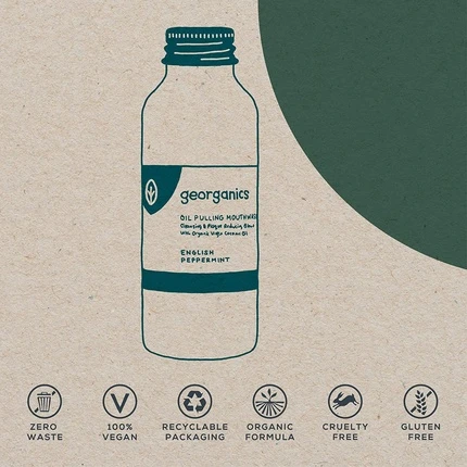 Ополаскиватель для рта Georganics Oil Pulling для отбеливания