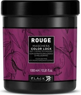 Black Rouge Color Lock Hair Mask Black Toner
