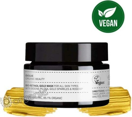 Маска для лица Evolve Organic Beauty Bio-Retinol Gold Face Mask