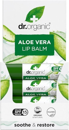 Бальзам для губ Dr Organic Алоэ Вера