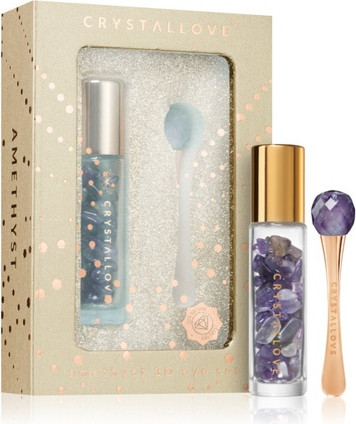 Набор для Контура Глаз Crystalove Golden Amethyst