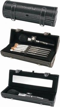 Mirror Case With 7 Brushes Eurostil
