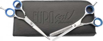 Ножницы 2 Case Eurostil Shiny Micro