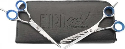 Ножницы 2 Case Eurostil Shiny Micro