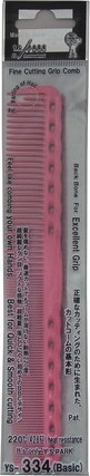 Расческа Ys Park Fine Cutting Grip Comb Pink