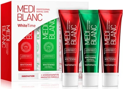 Набор зубных паст Mediblanc