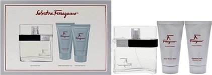 Набор: Туалетная вода, гель для душа и бальзам после бритья Salvatore Ferragamo F By Ferragamo