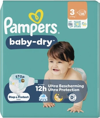 Подгузники Pampers Baby Dry Одинарная упаковка