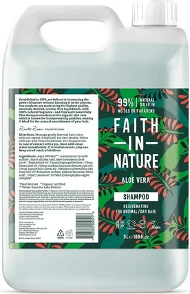 Шампунь Faith In Nature Алоэ Вера Омолаживающий