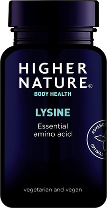 Lysine Tablets Higher Nature