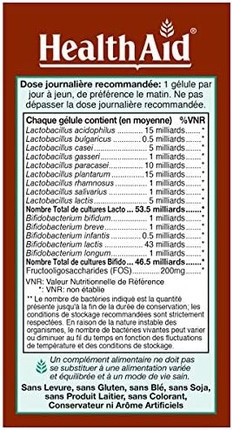 Health Aid Ultra Probio Vegan Capsules